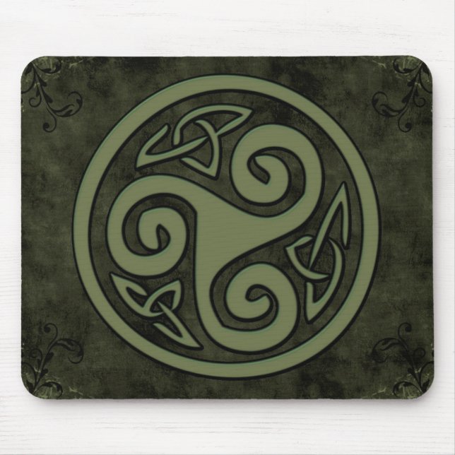 Pagan Celtic Triskelion Mouse Pad Mousepad (Vorne)