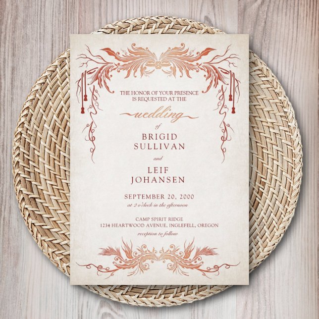 Pagan Handfasting Wedding Einladung (Von Creator hochgeladen)