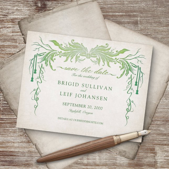 Pagan Handfasting Wedding Save The Date (Von Creator hochgeladen)
