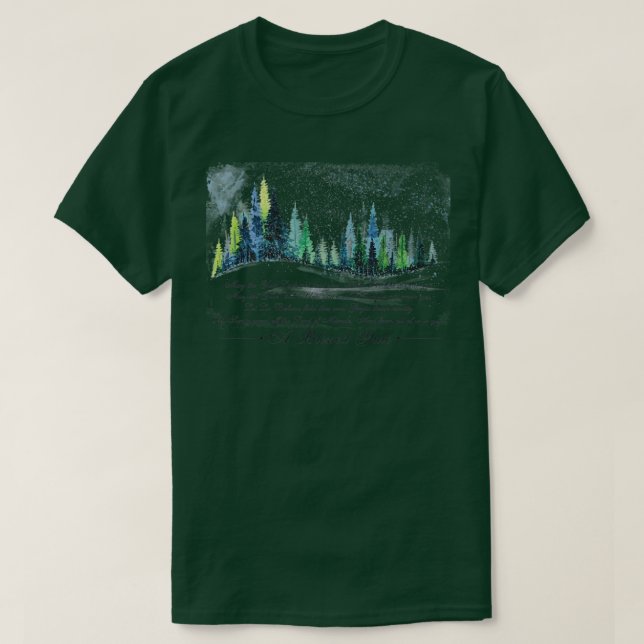Pagan Holiday d für Weihnachten T-Shirt (Design vorne)