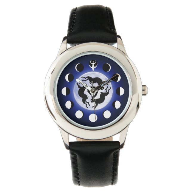Pagan Moon Goddess Watch Armbanduhr (Vorderseite)