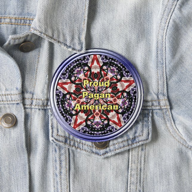 Pagan Patriot Button (Beispiel)