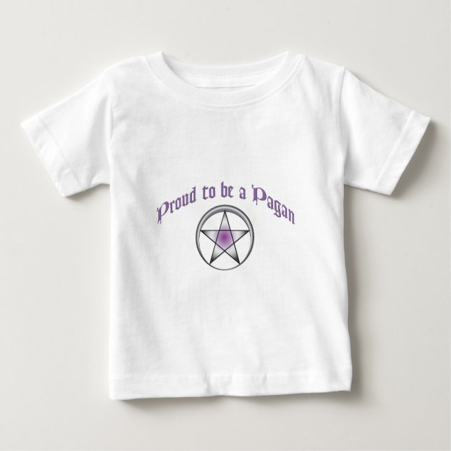 Pagan Pride Lila Baby T-shirt (Vorderseite)