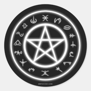 Pagan-Symbol-Sticker Runder Aufkleber