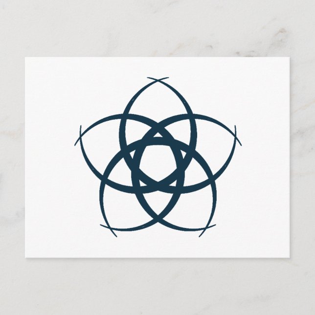 Pagan Symbols Postkarte (Vorderseite)