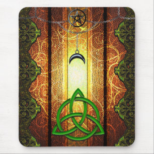 Pagan Tome Dark Magic Zaubers Wiccan & Witchcraft Mousepad