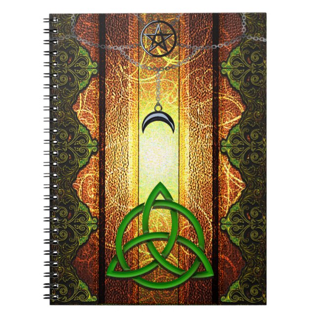 Pagan Tome Dark Magic Zaubers Wiccan & Witchcraft  Notizblock (Vorderseite)