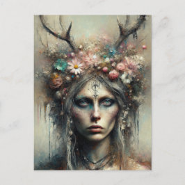 Pagan Woman Postkarte
