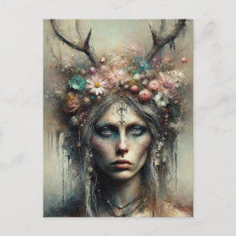 Pagan Woman Postkarte