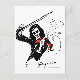 Paganini color3 b&w&red 300dpi postkarte