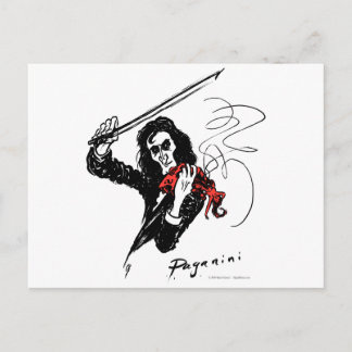 Paganini color3 b&w&red 300dpi postkarte
