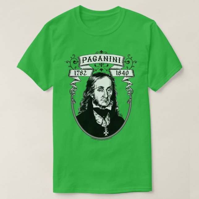 Paganini für dunkle T-Shirt (Design vorne)