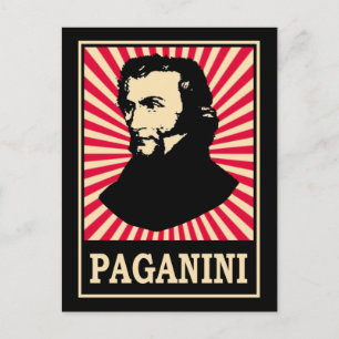 Paganini Postkarte