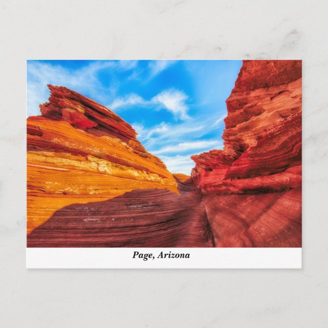Page Arizona Postcard Postkarte (Vorderseite)