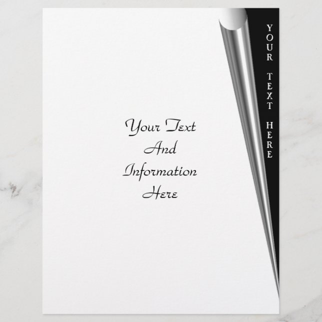 Page Curl-Flyer Flyer (Vorne)