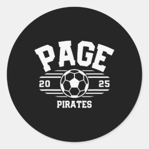 Page Pirates Fußball Ll 2025 Runder Aufkleber