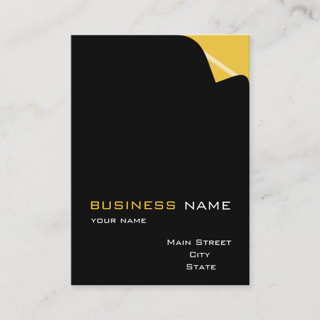 page_turn_business_card visitenkarte (Vorderseite)