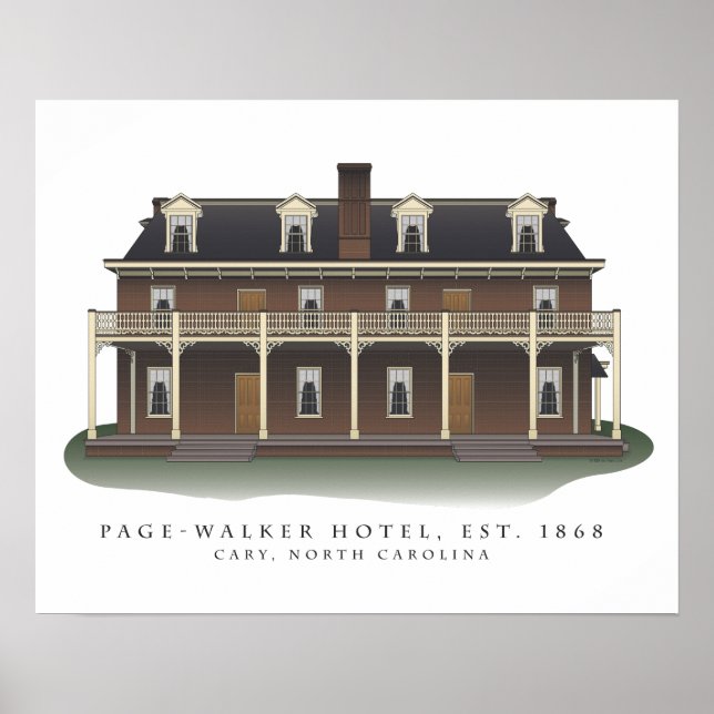 Page-Walker Hotel Architektur Print Poster (Vorne)