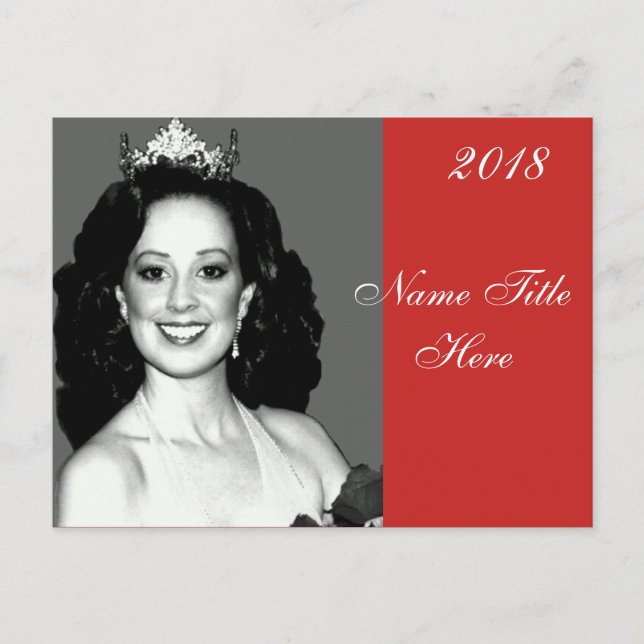 Pageant Autograph Postkarte (Vorderseite)