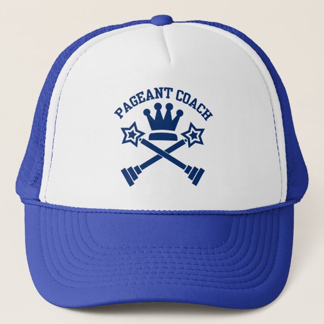 Pageant Coach Hat Truckerkappe (Vorderseite)