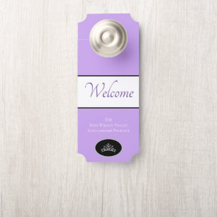 Pageant Crown Door Hanger Willkommen Individuelle Türanhänger