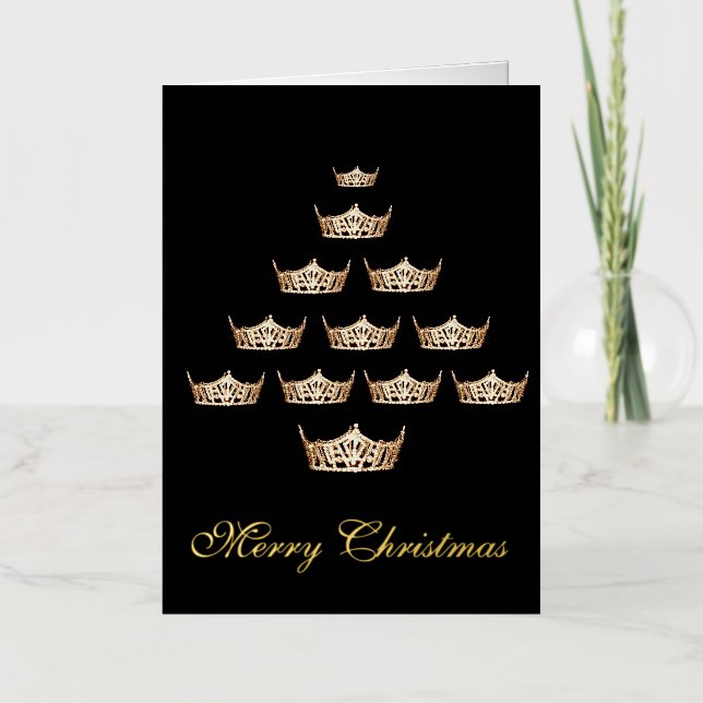 Pageant Crown Faltfoil Urlaubskarte (Vorderseite)