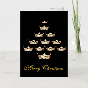 Pageant Crown Faltfoil Urlaubskarte