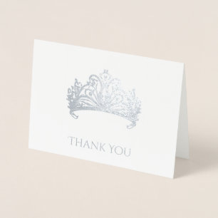 Pageant Crown Fown Card Folienkarte