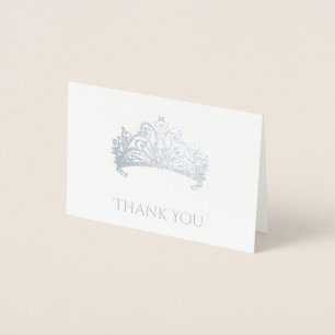 Pageant Crown Fown Card Folienkarte