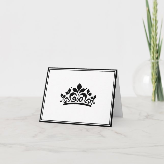 Pageant Crown Note Card (Vorderseite)
