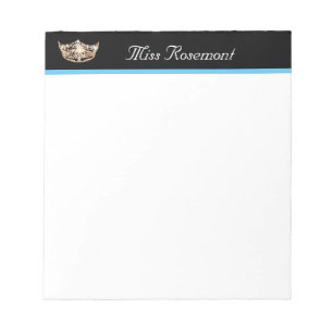Pageant Crown Notepad Notizblock