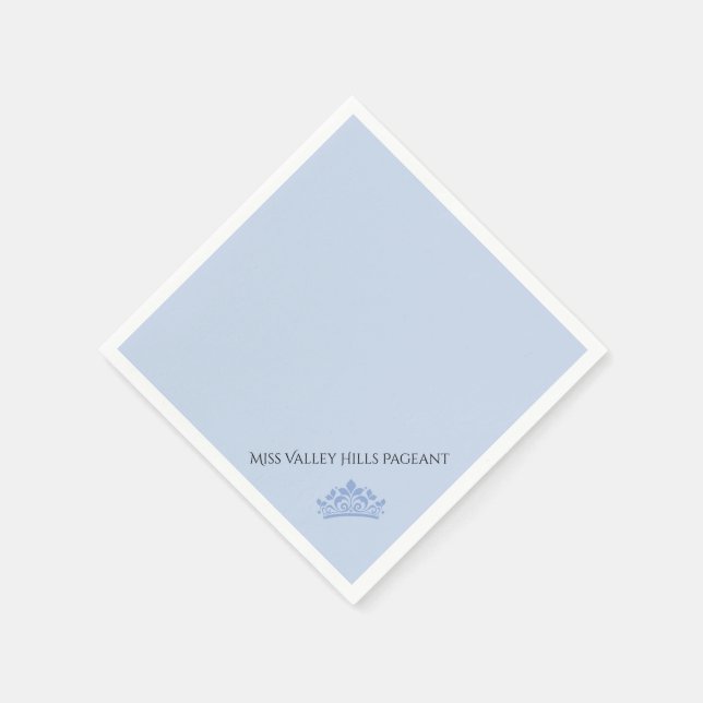 Pageant Crown Paper Napkins Serviette (Ecke)