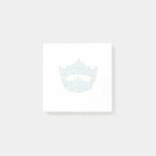 Pageant Crown Post-it Klebezettel