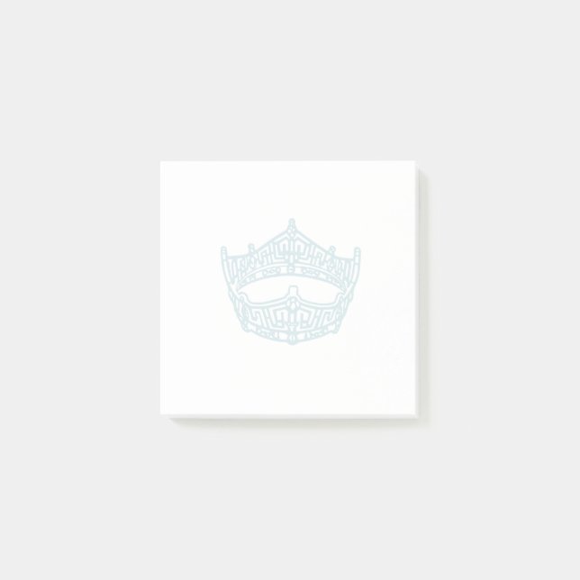 Pageant Crown Post-it Klebezettel (Vorderseite)