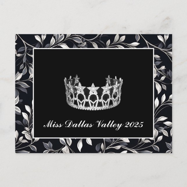 Pageant Crown Postcard Postkarte (Vorderseite)