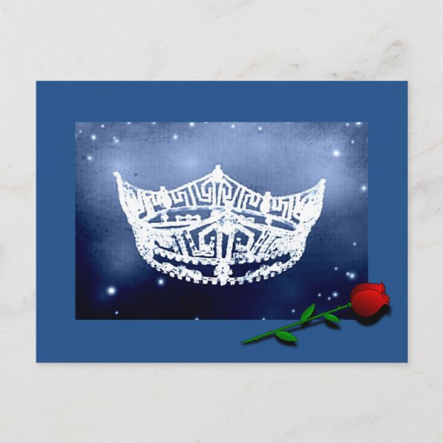 Pageant Crown Postcard Postkarte (Vorderseite)