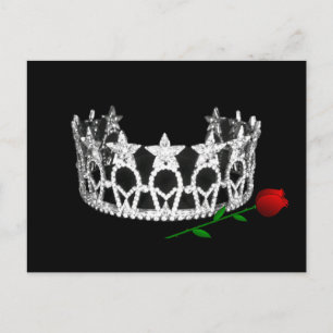 Pageant Crown Postcard Postkarte