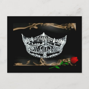Pageant Crown Postcard Postkarte