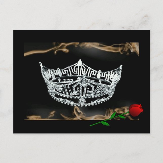 Pageant Crown Postcard Postkarte (Vorderseite)