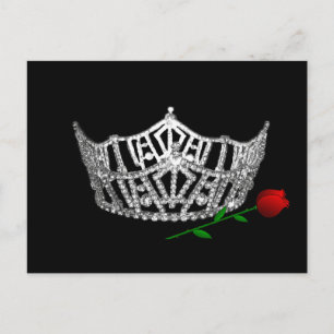 Pageant Crown Postcard Postkarte