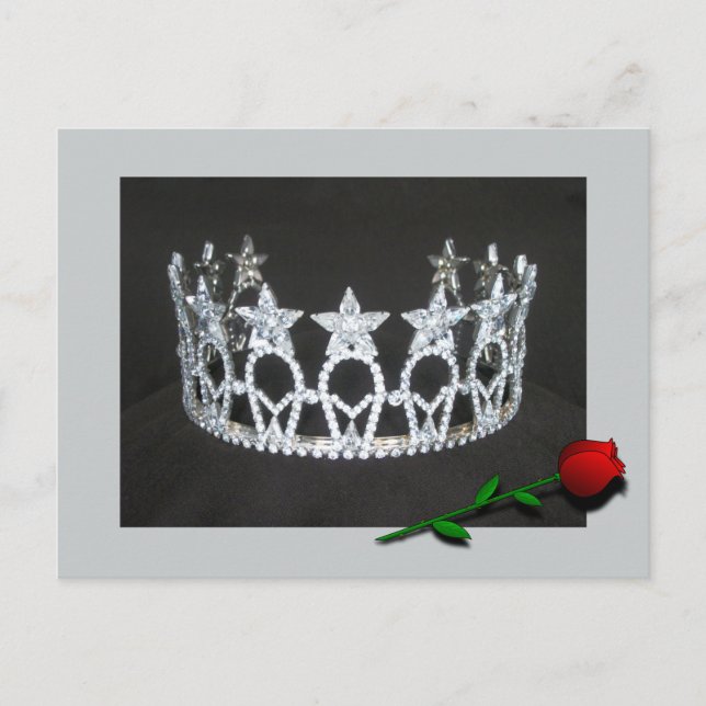 Pageant Crown Postcard Postkarte (Vorderseite)