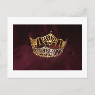 Pageant Crown Postcard Postkarte