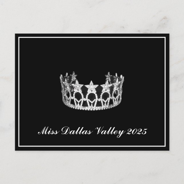 Pageant Crown Postcard Postkarte (Vorderseite)
