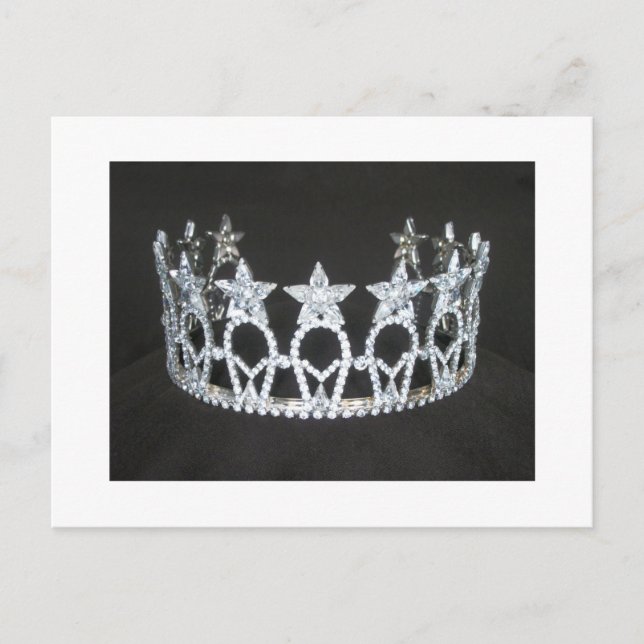 Pageant Crown Postcard Postkarte (Vorderseite)