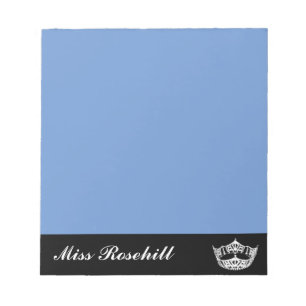 Pageant Crown & Title Notepad Notizblock