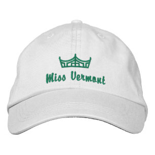 Pageant Custom Stickbestickte Baseball Cap USA Bestickte Baseballkappe