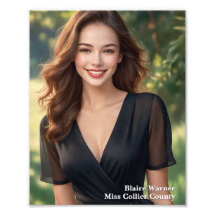 Pageant Foto 8x10 Fotogener Wettbewerb Drucken