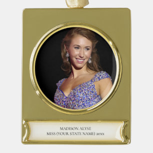 Pageant Gewinner Foto Ornament