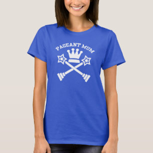 Pageant Mum - Krone und Trophäen Dunkler T - Shirt