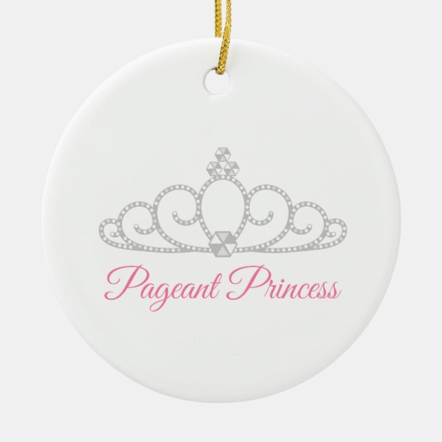 Pageant Princess Keramik Ornament (Vorne)